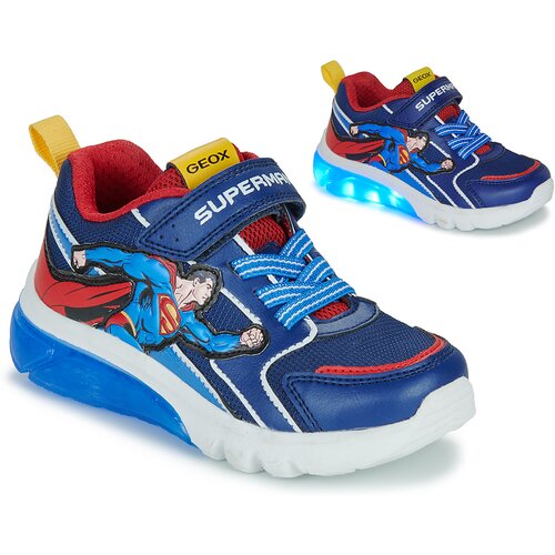 Geox Nizke superge J CIBERDRON BOY SUPERMAN Modra Slike
