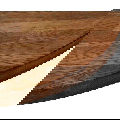VidaXL Nepremična povr&amp;scaron;ina Temno rjava &amp;Oslash; 60 x 4 cm Trda hrastovina Slike