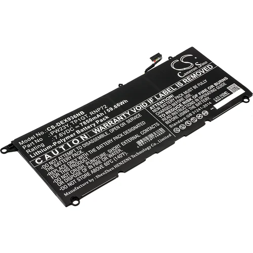  Baterija za Dell XPS 13 9360, 7850 mAh