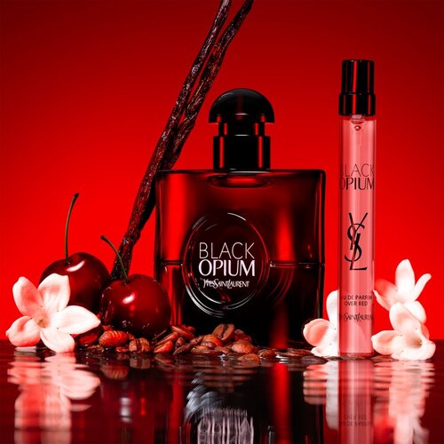 Yves Saint Laurent Black Opium Over Red parfumska voda za ženske 50 ml Slike