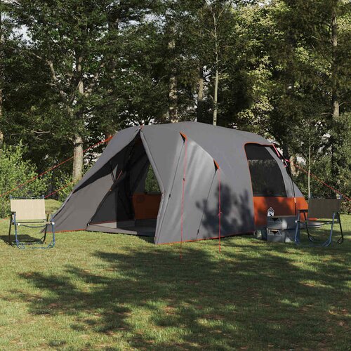 Šator kupola za 6 osoba Siva i narančasta 500 x 314 x 206 cm Cene