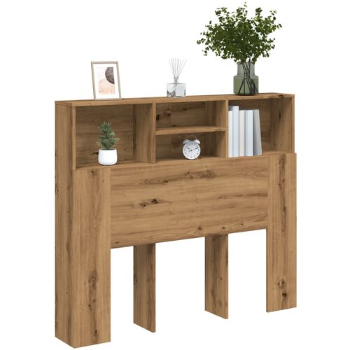 vidaXL Uzglavlje s ormarićem boja hrasta 120x19x103,5 cm drveni Cijene