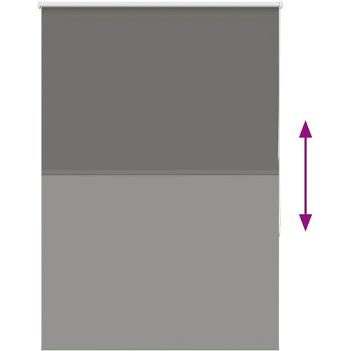 Rolo zavjesa Blackout siva 105x150 cm &amp;Scaron;irina tkanine 100,7 cm Slike