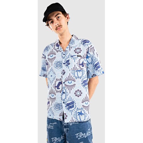 Santa Cruz Patchwork Shirt fresh blue Cijene