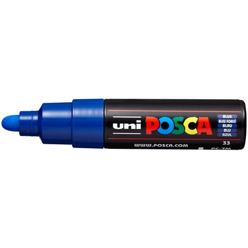  Marker UNI POSCA PC-7M 4.5 - 5.5 MM  blue (33) Cene