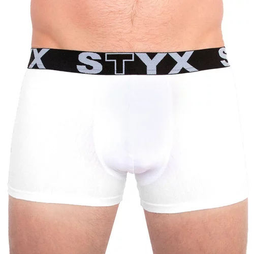 STYX Men's boxers sports rubber oversize white (R1061)