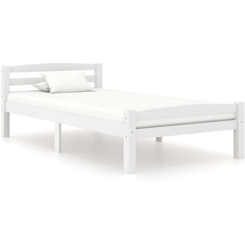  Za krevet od masivne borovine bijeli 90 x 200 cm Slike