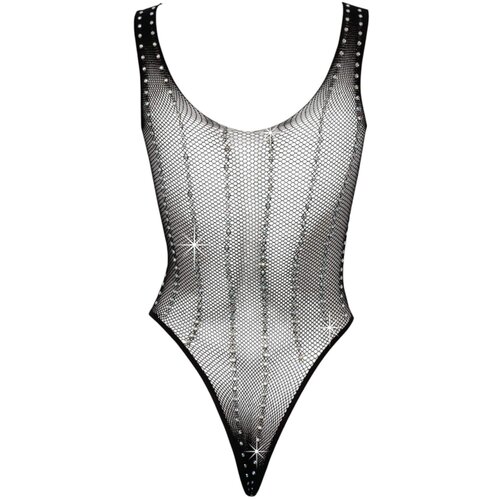 Cottelli Fantasy Fishnet Body with Rhinestones 2643634 Black Slike