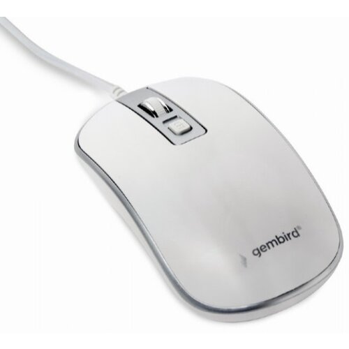 Gembird MUS-4B-06-WS white/silver, optična miška Cene