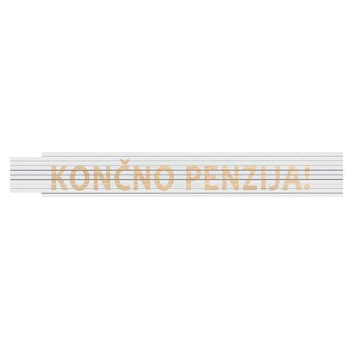HEKA Zložljivi meter (Dolžina: 2 m, Bela, Natis: KONČNO PENZIJA!) Cene