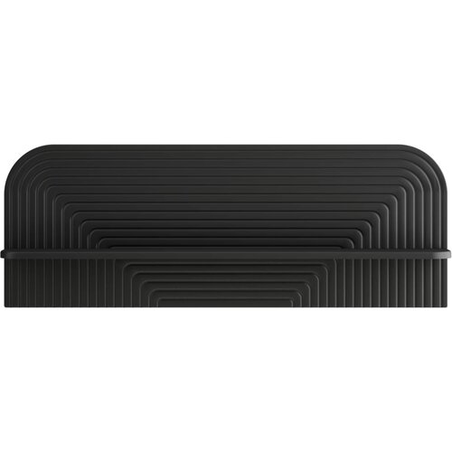  Zidna polica 2 kom. Crna 102 x 13.5 x 37.5 cm Prerađeno drvo Slike