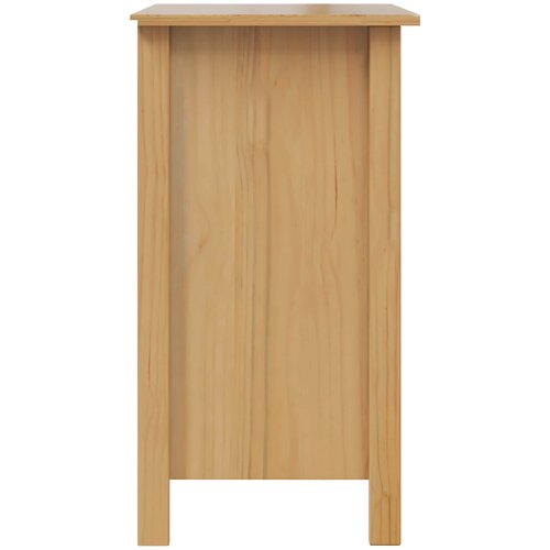  Noćni ormar s ladicama HILL Medeno smeđa 46 x 35 x 65 cm Slike