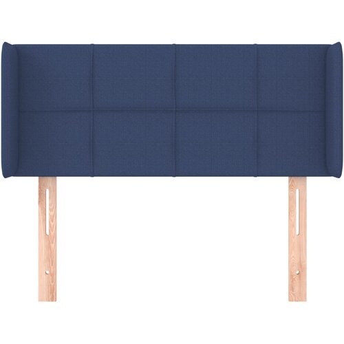 Uzglavlje s u&amp;scaron;ima plavo 103x16x78/88 cm od tkanine Slike