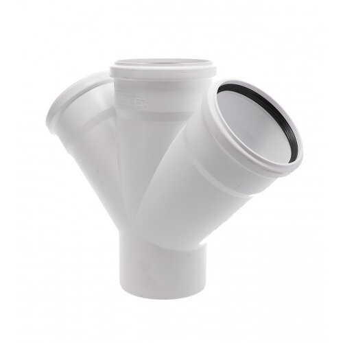 Rehau Račva dvostruka 110/110/110/45&amp;deg; Raupiano Light 122964-001 Slike