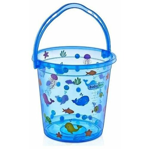 Babyjem kofica za kupanje bebe - blue transparent ocean Slike