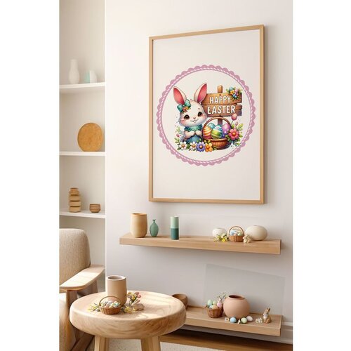 WALLXPERT Arteastermodel19-5070 Vi&scaron;enamenska Dekorativna Slika u Ram Cene
