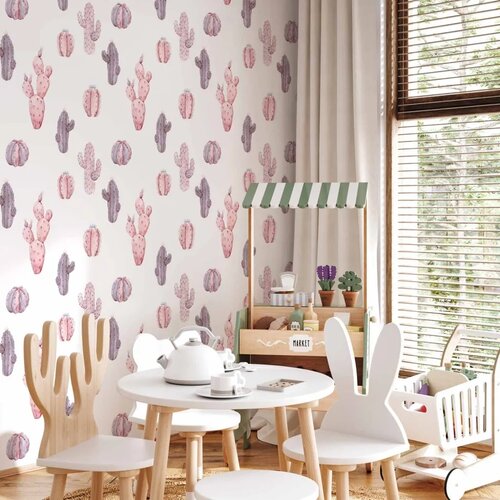  Tapeta - Pink Cacti 50x1000 Standard Slike