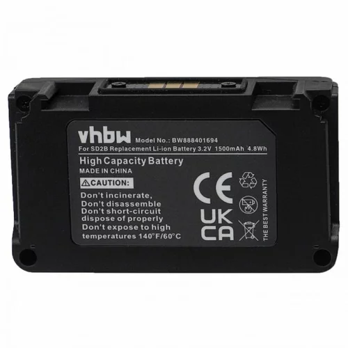 VHBW Baterija za Sony UWP-D21 / UWP-D22 / UWP-D25, 1500 mAh