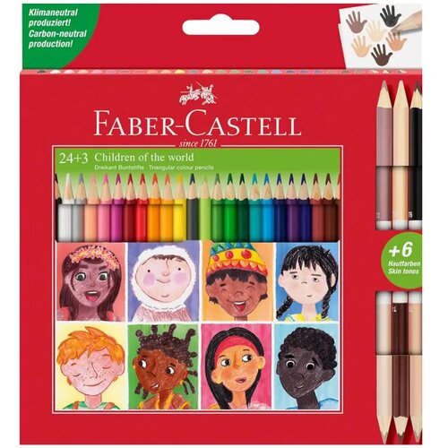 Faber-Castell faber-castell: set od 24+3 komada drvenih bojica Slike