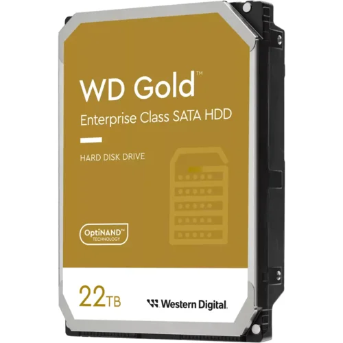 Western Digital 22TB gold trdi disk, 7200 obratov, 512MB