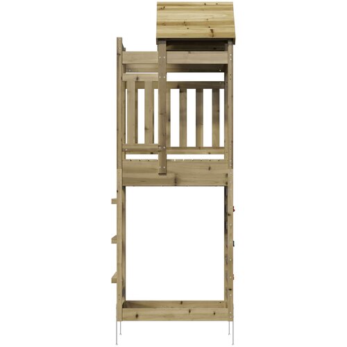  Igraći Toranj Smeđa Solidno Impregnirano Drvo 52,5 x 85 x 238 cm Slike