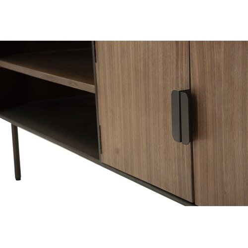 Mauro Ferretti Rjava TV omarica iz masivne jelke 150x58 cm Toronto &amp;ndash; Slike