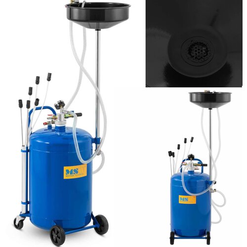 MSW High-Performance Pneumatic Oil Extractor - 68L Capacity, 3L/min Flow Rate, (21740321) Cene