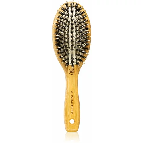 Olivia Garden Bamboo Touch ravna krtača za lase in lasišče S