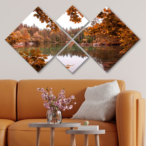 Wallity slika 4MDF1951300456, 60x115 cm, 4 dela Cene