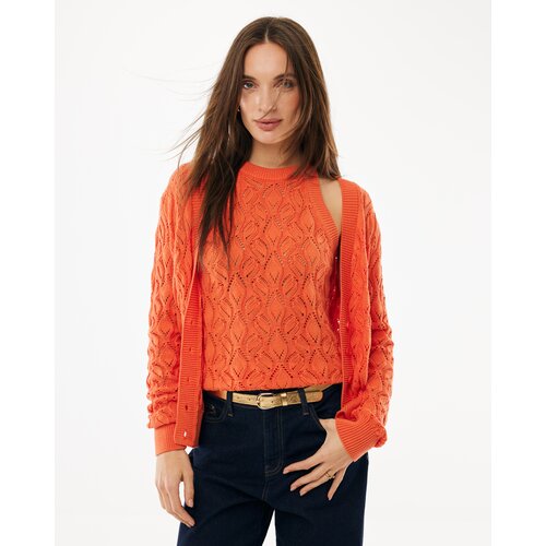 Mexx Ženski kardigan MF006603861W, Regular, Narandžasti Cene