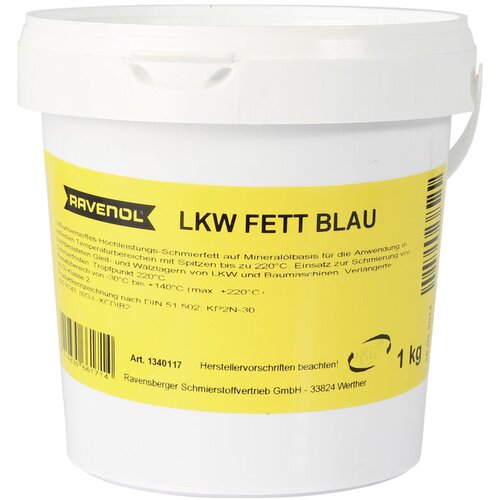 RAVENOL Mast za podmazivanje LKW Fett Blau, 1 kg Slike