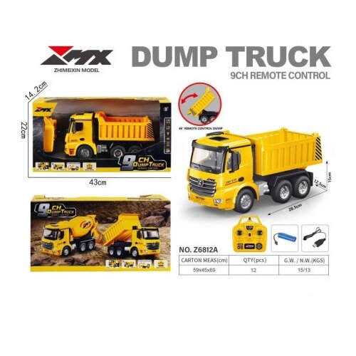 Hk Mini kamion kiper na daljinsko upravljanje 1:18 ( A097803 ) Slike