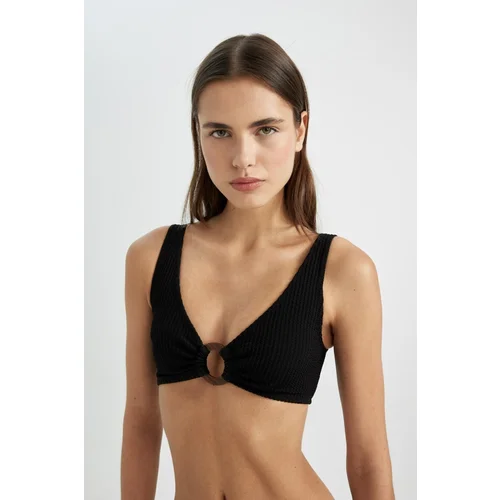 Defacto Fall in Love Regular Fit Wrap Bikini Top