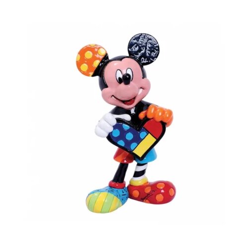 Romero Britto Mickey Mouse with Heart Mini Figurine Cene