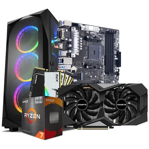 GNC RAČUNAR SUPERNATURAL Ryzen 7 5800X3D 8 cores, 16 threads 3.4GHz, 96MB L3, MB B550MX/E PRO, Samsung SSD 980 PRO 1TB NVMe M.2, RAM DDR4 32GB (4×8) 3