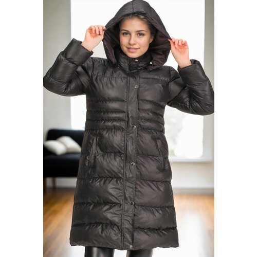 Dewberry Z6731 HK STYLE WOMEN'S COAT-BLACK-1 Cijene