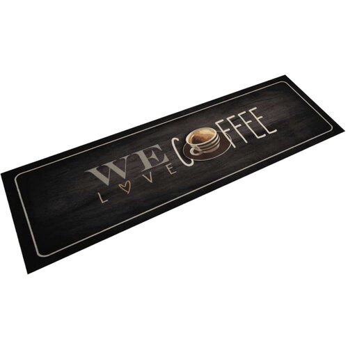  Kuhinjska preproga pralna napis coffee 45x150 cm žamet Cene