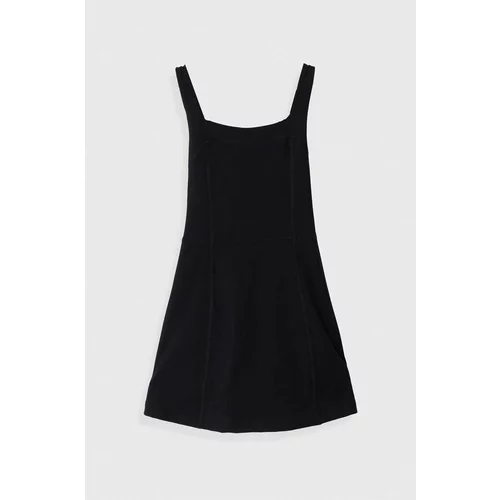 Abercrombie & Fitch Dječja haljina boja: crna, mini, ravna