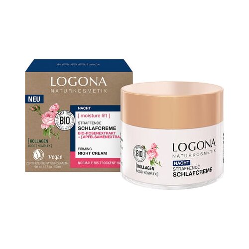 Logona [moisture lift] Učvr&amp;scaron;ćujuća noćna krema Slike