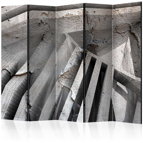  Paravan u 5 dijelova - Beton 3D II [Room Dividers] 225x172 Cene