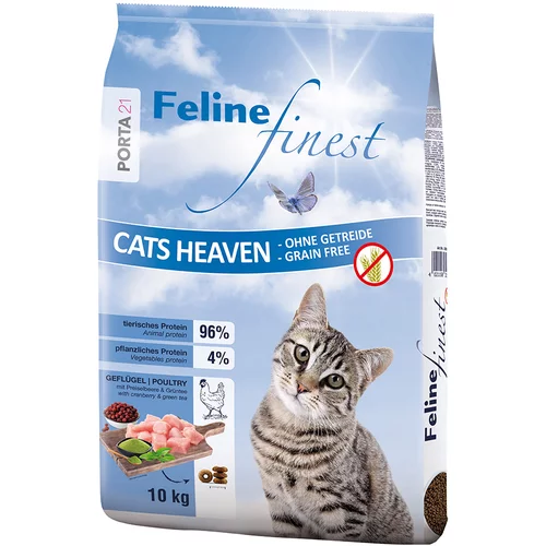 Porta 21 Feline Finest Cats Heaven - Varčno pakiranje: 2 x 10 kg