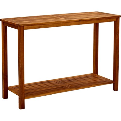 VidaXL Vrtni konzolni stol 110x40x75 cm od masivnog bagremovog drva Slike