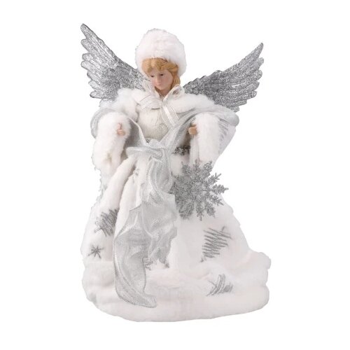 Festa Angel 10, novogodišnja dekoracija, vila, srebrna, 30cm Cene
