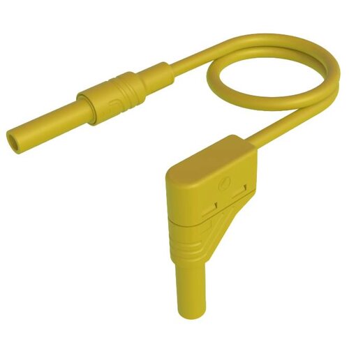 SKS Hirschmann MAL S WG-B 100/2\,5 ge varnostni merilni kabel 4 mm varnostni vtič 4 mm varnostni vtič 100 cm rumena 1 kos, (20423394) Cene