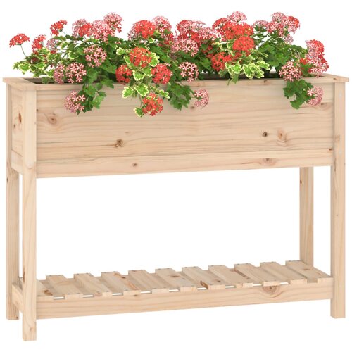  Sadilica s policom 111,5x34,5x81 cm od masivne borovine Slike