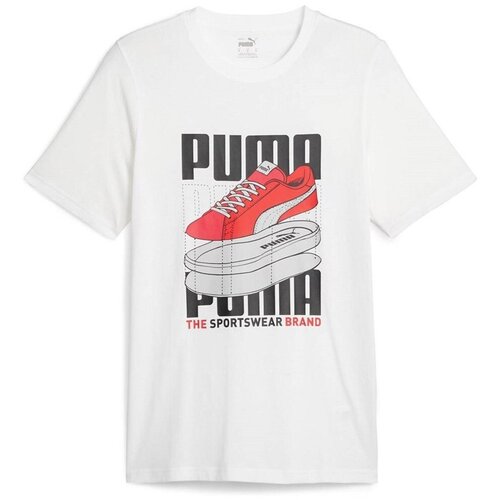 Puma Majice s kratkimi rokavi 67718602 Bela Cene