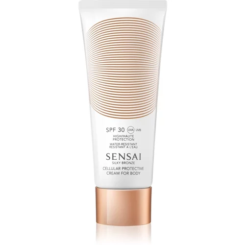 Sensai Silky Bronze Cellular Protective Cream krema za sončenje proti staranju kože SPF 30 150 ml