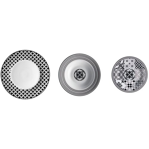 Brandani 18-dijelni set porculanskih tanjura alhambra Slike