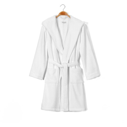  chicago hooded - white white bathrobe Cene