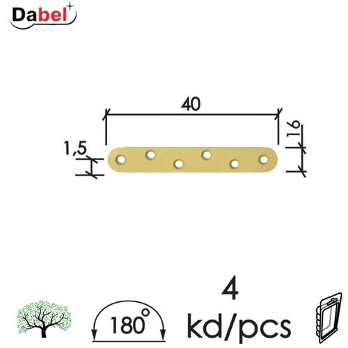 Dabel vezač ravni vez10 znž 60x16x1,5 mm (4kom) dsp Cene